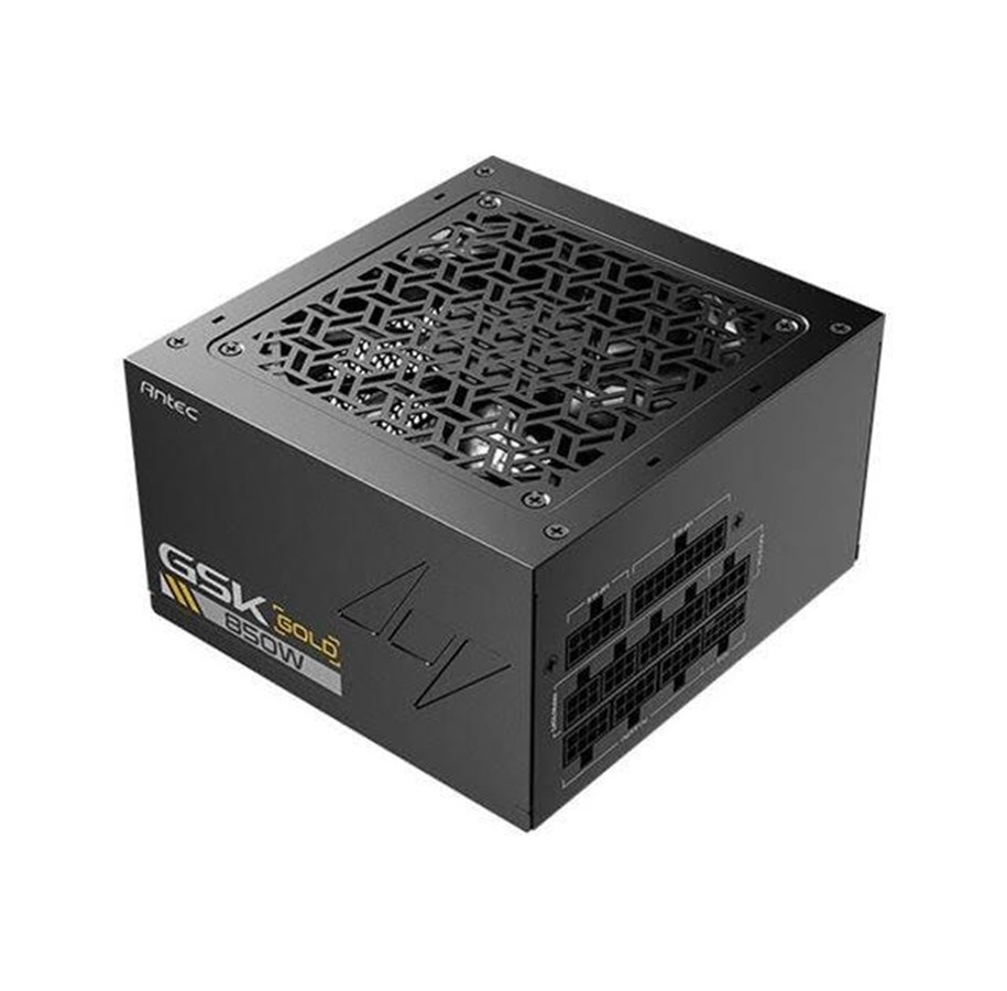 Voeding - Antec GSK850 ATX3.1 - power supply - 850 Watt Voeding - 850 Watt - 120 mm - ATX - 80 Plus 80 PLUS Gold - 0-761345-20050-9