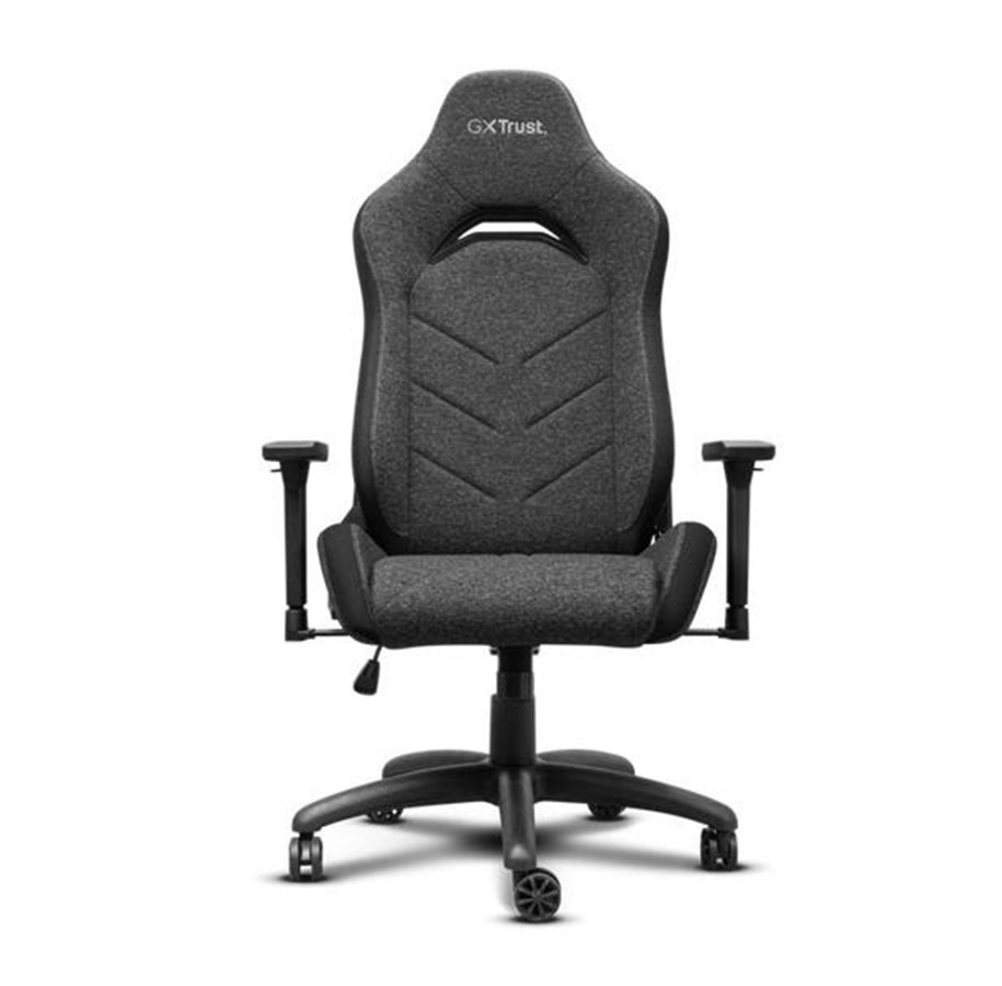 Gamer stoel - Trust GXT723 RUYA FABRIC CHAIR - GREY Gaming stoel - Tot 150 kg - 25439