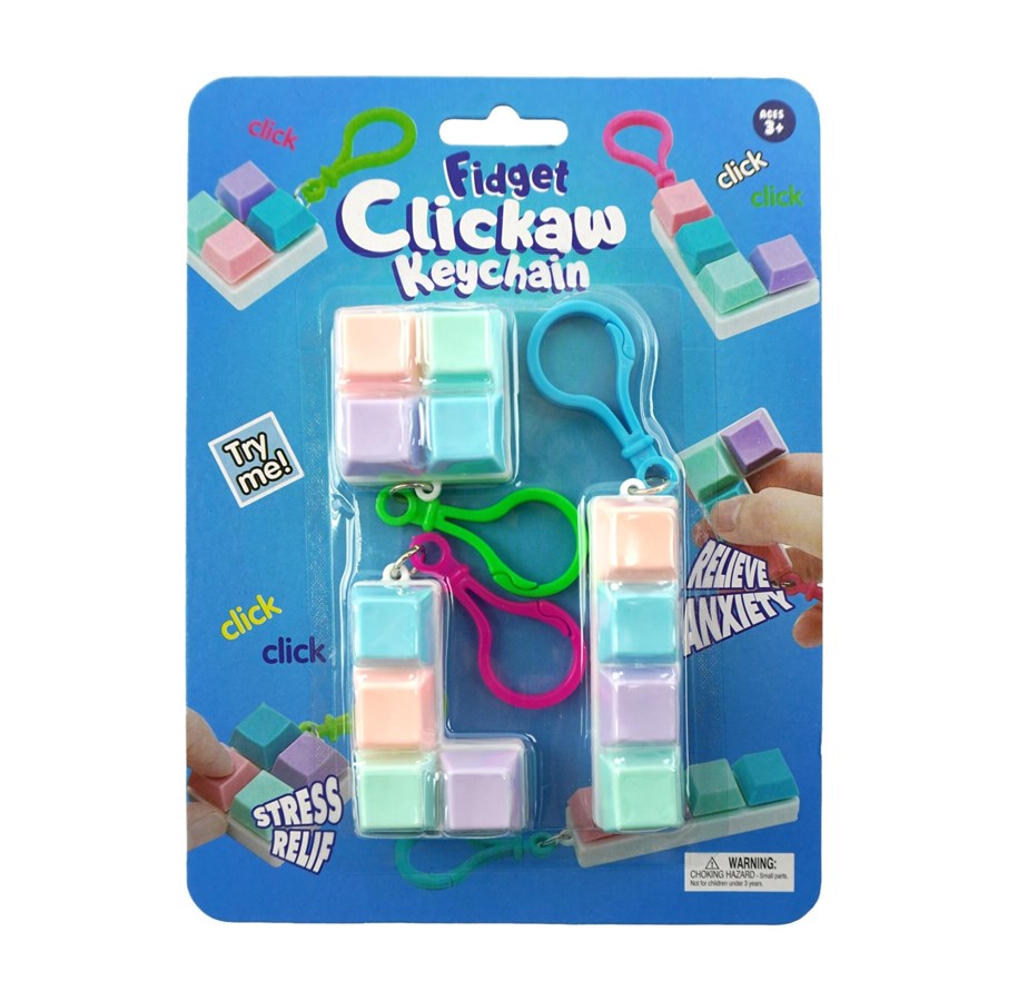 Kleine cadeautjes voor kinderen - Pocket Money Fidget Keyboard Clicker 3pcs - 500071
