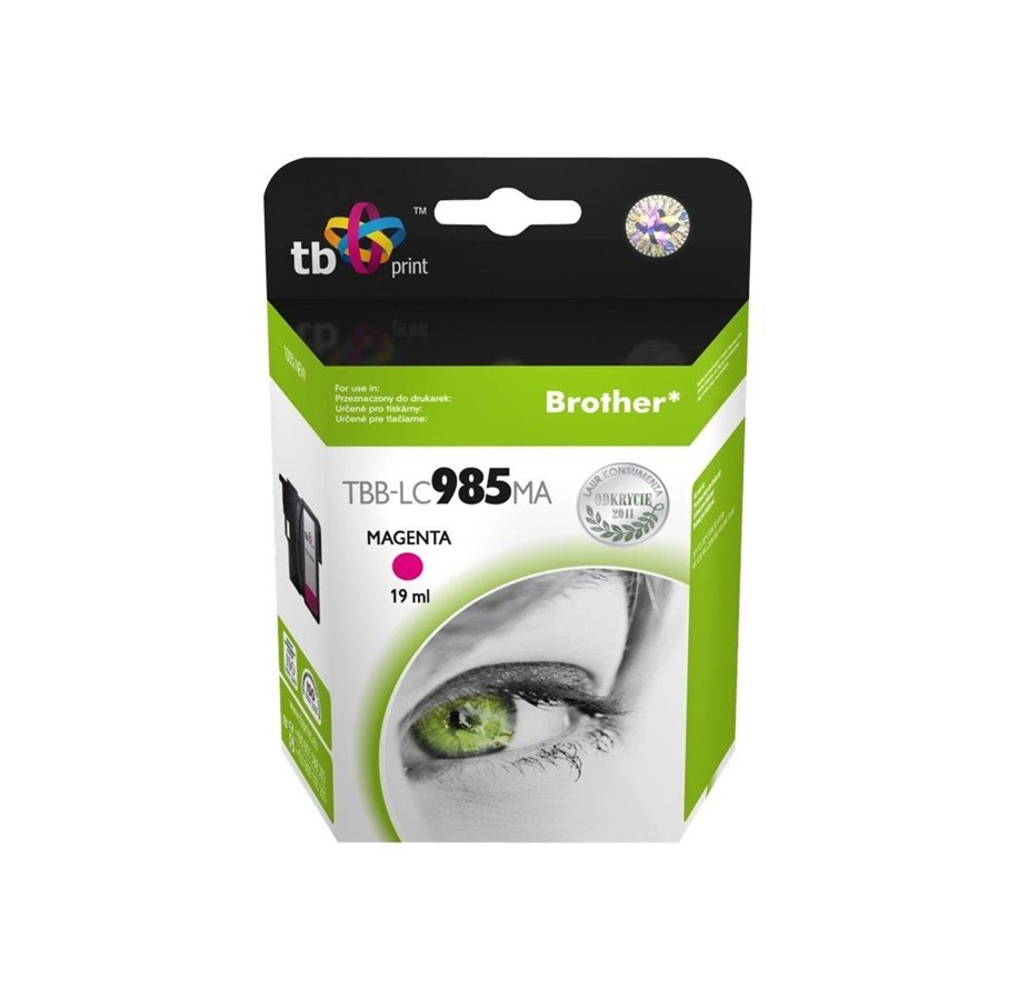 Inkt, toner en verbruiksartikelen - TB Print TB - magenta - compatible - ink cartridge (alternative for: Brother LC985M) - TBB-LC985MA