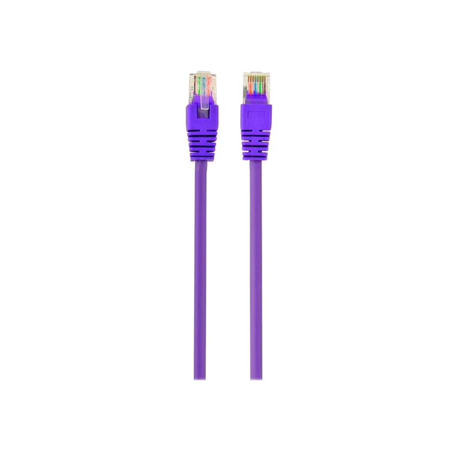 Netwerk - kabel - Gembird patch cable - 25 cm - purple - Paars - 0.25m - PP12-0.25M/V