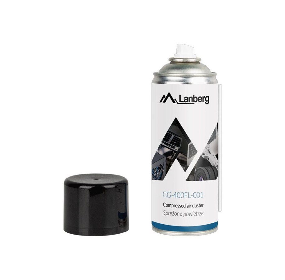 Systeemaccessoires  - Lanberg - air duster - 400ml - CG-400FL-001