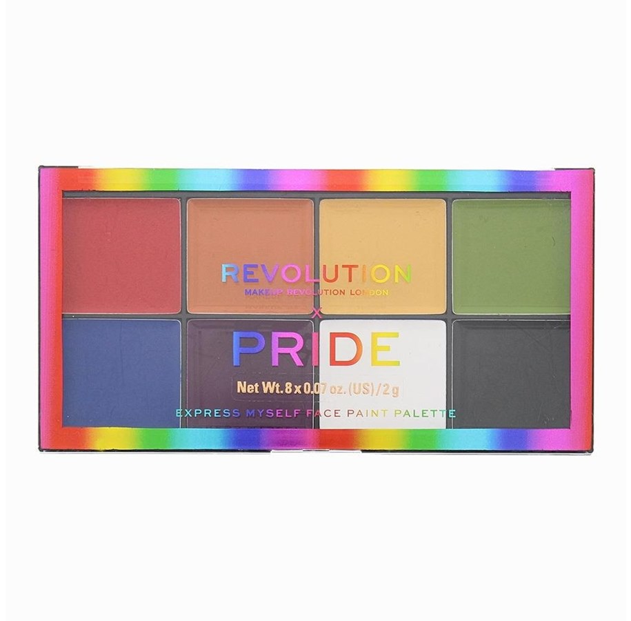 Make-up - Makeup Revolution Pride Express Myself Face Palette 16g. - 5057566129107