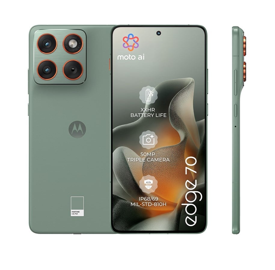 Motorola Edge 70 512GB/12GB - Pantone Lily Pad | Op voorraad
