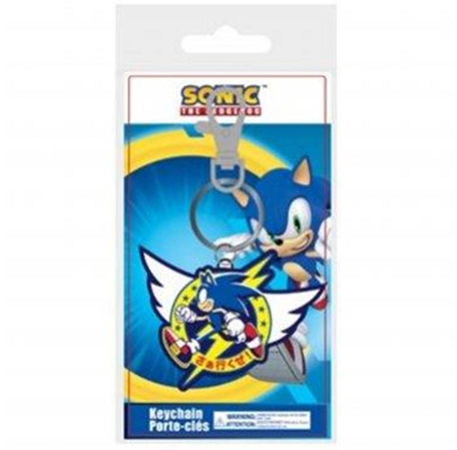 Merchandise - Innex - Sonic the Hedgehog - Soft PVC Keychain - Sonic Win - Sleutelhanger - 638211687729