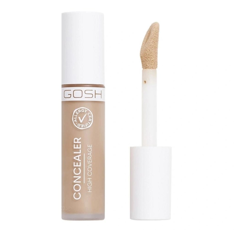 Make-up - Gosh High Coverage Liquid Concealer 6 ml.– 004 Natural - 5711914189938
