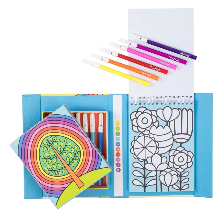 Creatief spelen - Selecta Play Color by Number - Rainbow Garden - TT0645