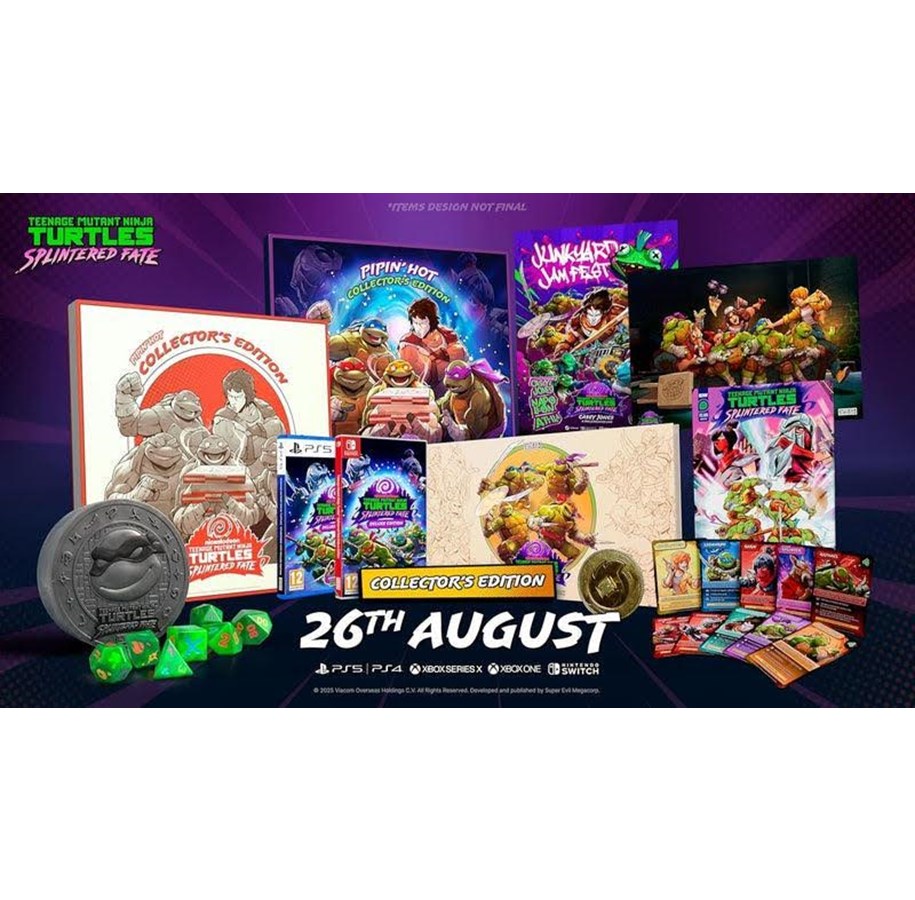 Games - Teenage Mutant Ninja Turtles: Splintered Fate Pipin' Hot (Collector's Edition) - Sony PlayStation 5 - Action/Adventure - 5056635614940