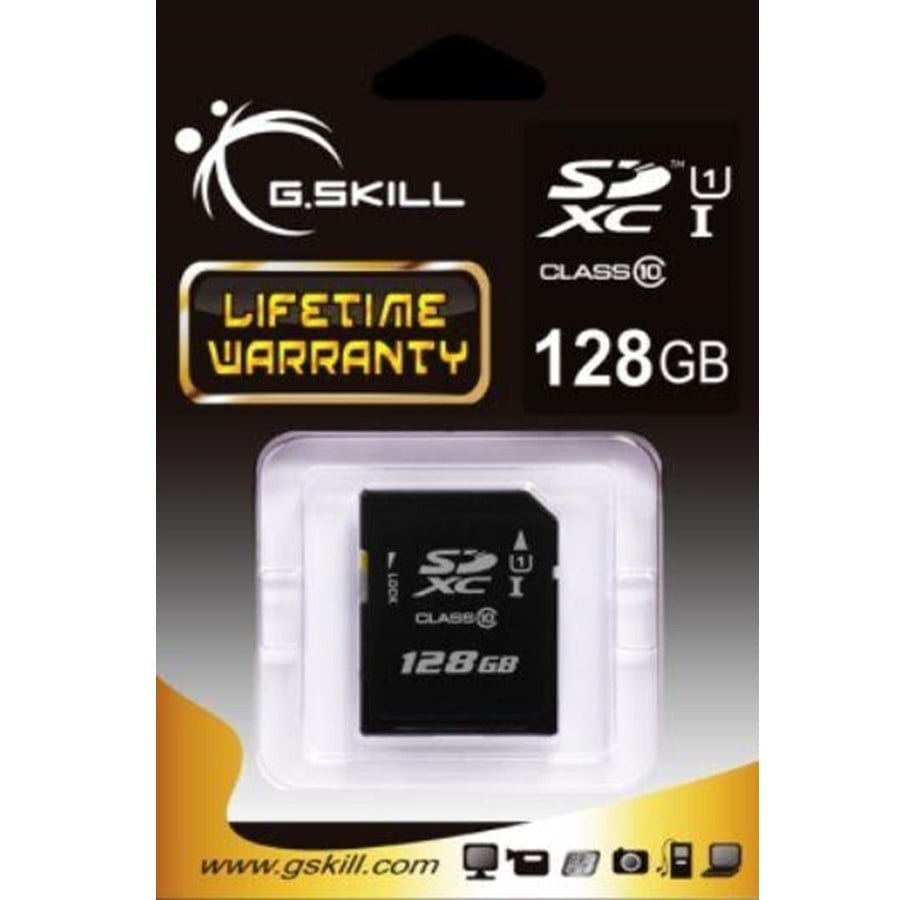 Geheugenkaart - G.Skill - flash memory card - FF-SDXC128GN-U1