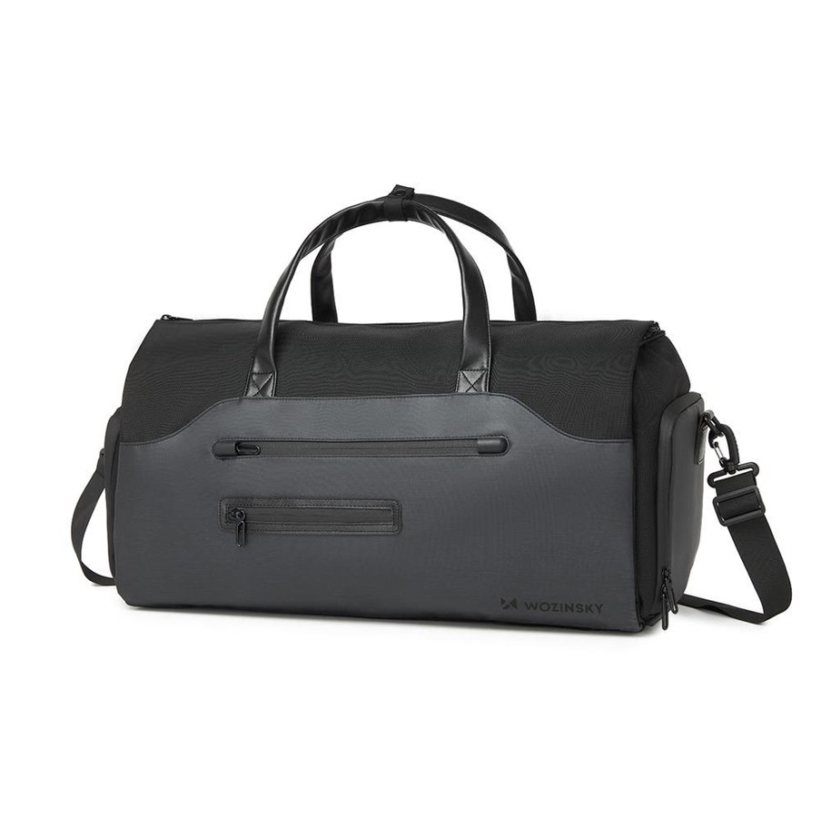 Vrije tijd & Reizen - Wozinsky Premium Suit Travel Bag with Wet Pocket (45L) - Black - 5907769372179