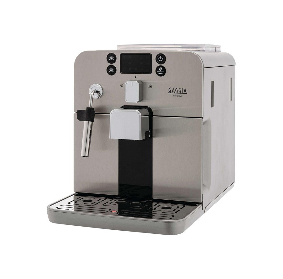 Koffie & Espresso - Philips Gaggia Brera RI9305 - automatic coffee machine with milk frother - 15 bar - black / silver - RI9305/11