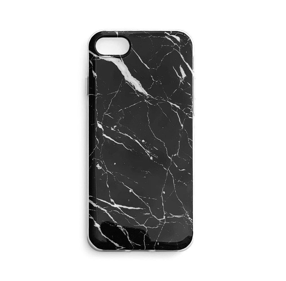 Mobiel - Covers & Cases - Wozinsky Marble Gel Case Marble Cover Samsung Galaxy S21+ 5G (S21 Plus 5G) black - 9111201923898