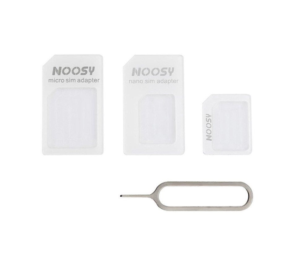 Mobiel - Overige accessoires - Hurtel Noosa SIM Card Adapter Set + Key - White - 758399853898