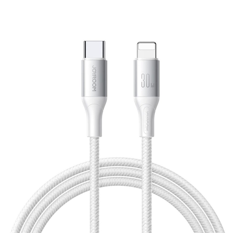 USB-kabel - Joyroom S-A28 Flash Series 30W USB-C - Lightning cable 2m - white - S-A28_CLW2