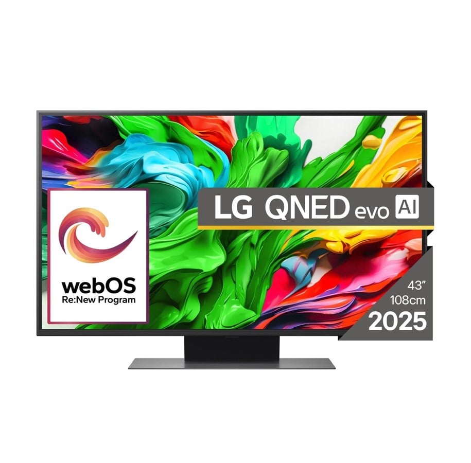 Flat screen TV - LG 43" Flat screen TV LED 4K 43 colos QNED evo AI QNED86 4K Smart TV 2025 - 43QNED86A3C
