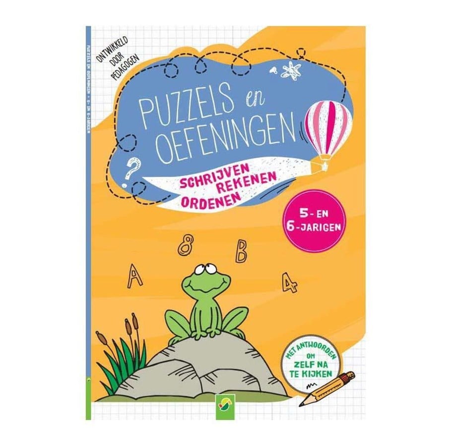 Kinderboeken - Puzzles and Exercises - 5-6 Years (NL) - PT2472