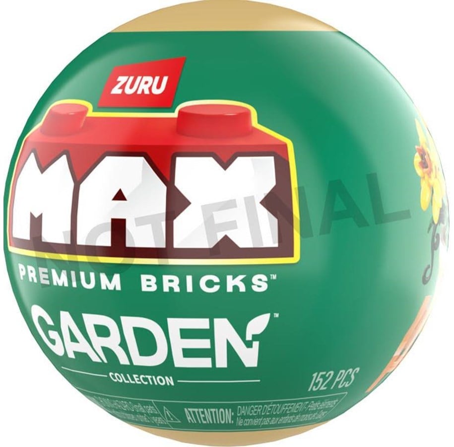 Bouw-/constructiekits - Zuru Max Premium Garden Pot Plants - Construction Playset in Surprise Ball - 83183