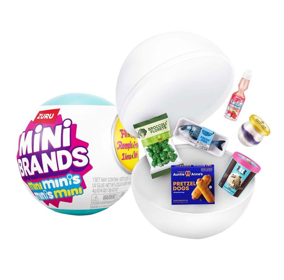 Kleine cadeautjes voor kinderen - Mini Brands Fill the Fridge - Mini Food in Surprise Ball - 77711