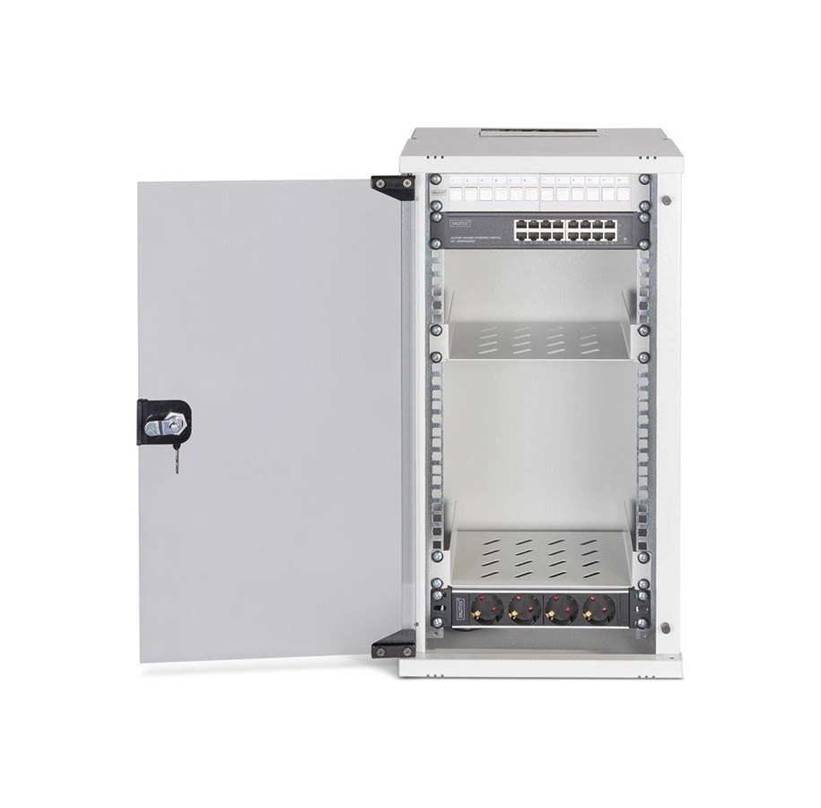 Rackkoffers - DIGITUS SOHO PRO Series - cabinet - 315 x 300 mm (W x D) - 12U - DN-49104-SET