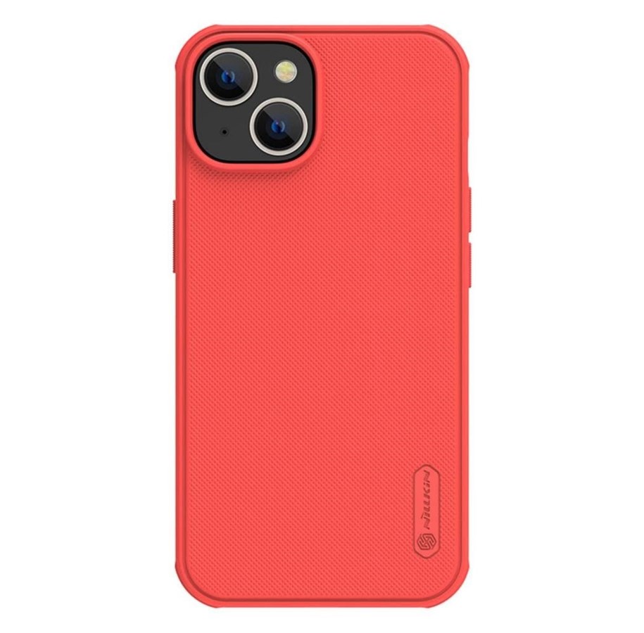 Mobiel - Covers & Cases - Nillkin Super Frosted Shield Pro iPhone 14 Plus Case Back Cover Red - 6902048248151