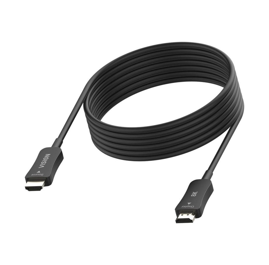 Beelscherm- en tv-kabel - Vision HDMI cable - 30 m - TC 30MHDMI8K/BL