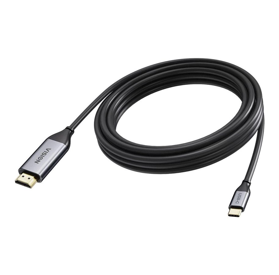 Beelscherm- en tv-kabel - Vision adapter cable - 5 m - TC 5MUSBCHDMI/BL