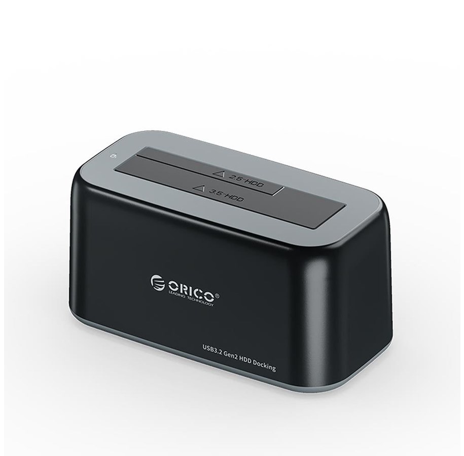 Docking station - ORICO 6819C3 Docking Station for 2.5"/3.5" SATA HDD/SSD - Black - ORICO-6819C3-V1-EU-BK-BP-HU