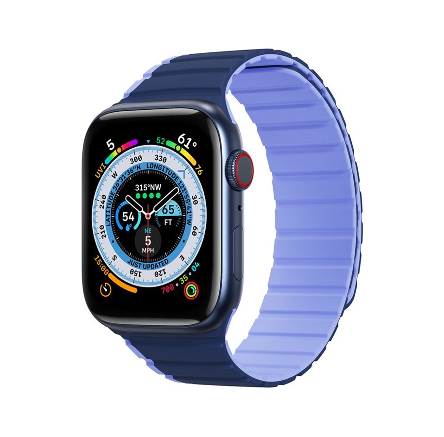 Smartwatch - Accessoires - Dux Ducis Apple Watch SE 9 8 7 6 5 4 3 2 1 (41 40 38 mm)  Strap (LD Version) - Blue - 6934913027875