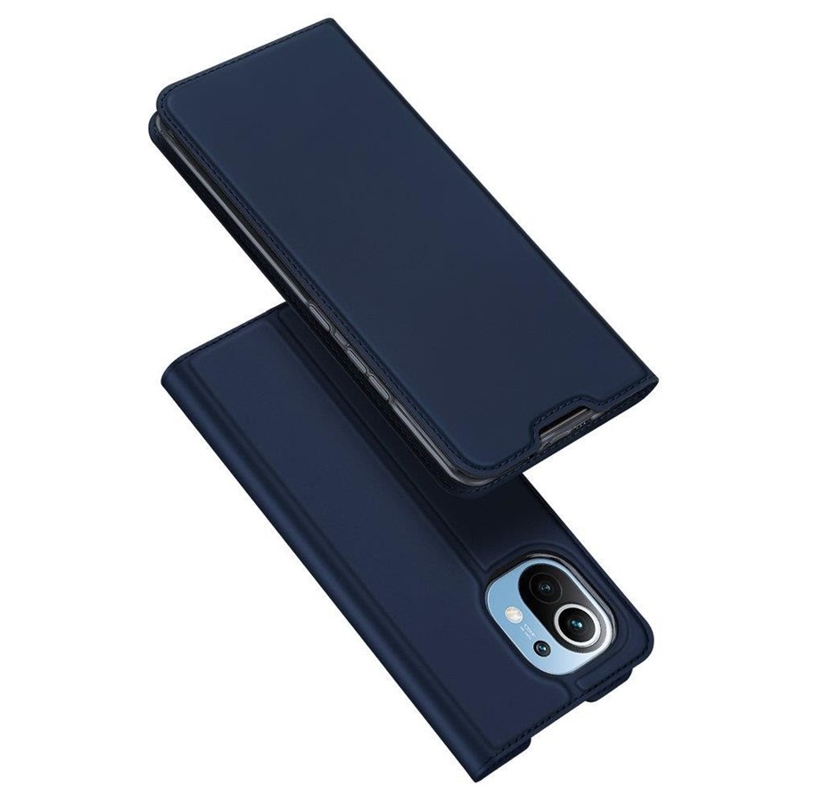 Mobiel - Covers & Cases - Dux Ducis Skin Pro Holster Case Cover with Flip Xiaomi Mi 11 blue - 6934913053799