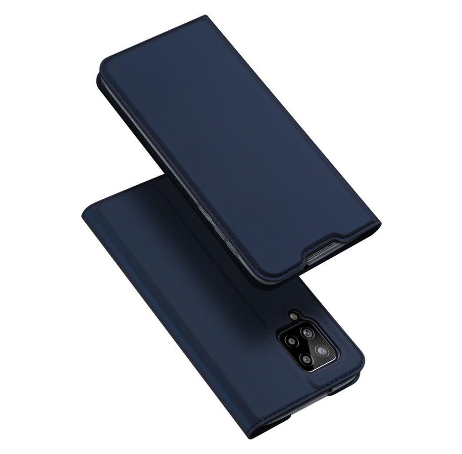 Mobiel - Covers & Cases - Dux Ducis  Skin Pro Holster Case Flip Cover Samsung Galaxy A42 5G Blue - 6934913057087