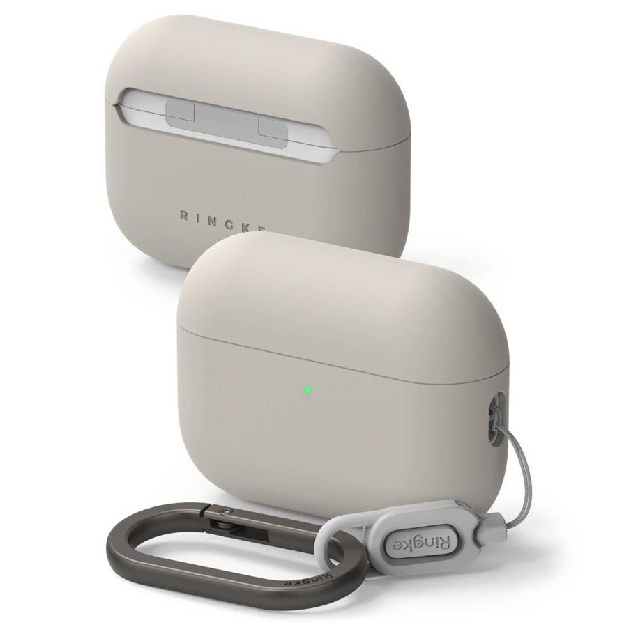 Mobiel - Covers & Cases - Ringke Silicone Case for AirPods Pro 3 - Beige - 8800293859420