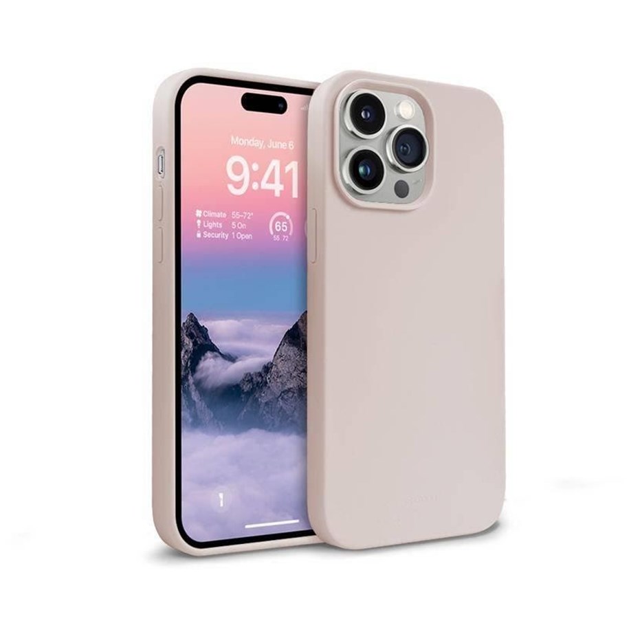 Mobiel - Covers & Cases - CRONG Color Cover - iPhone 14 Pro Case (Sand Pink) - CRG-COLR-IP1461P-PNK