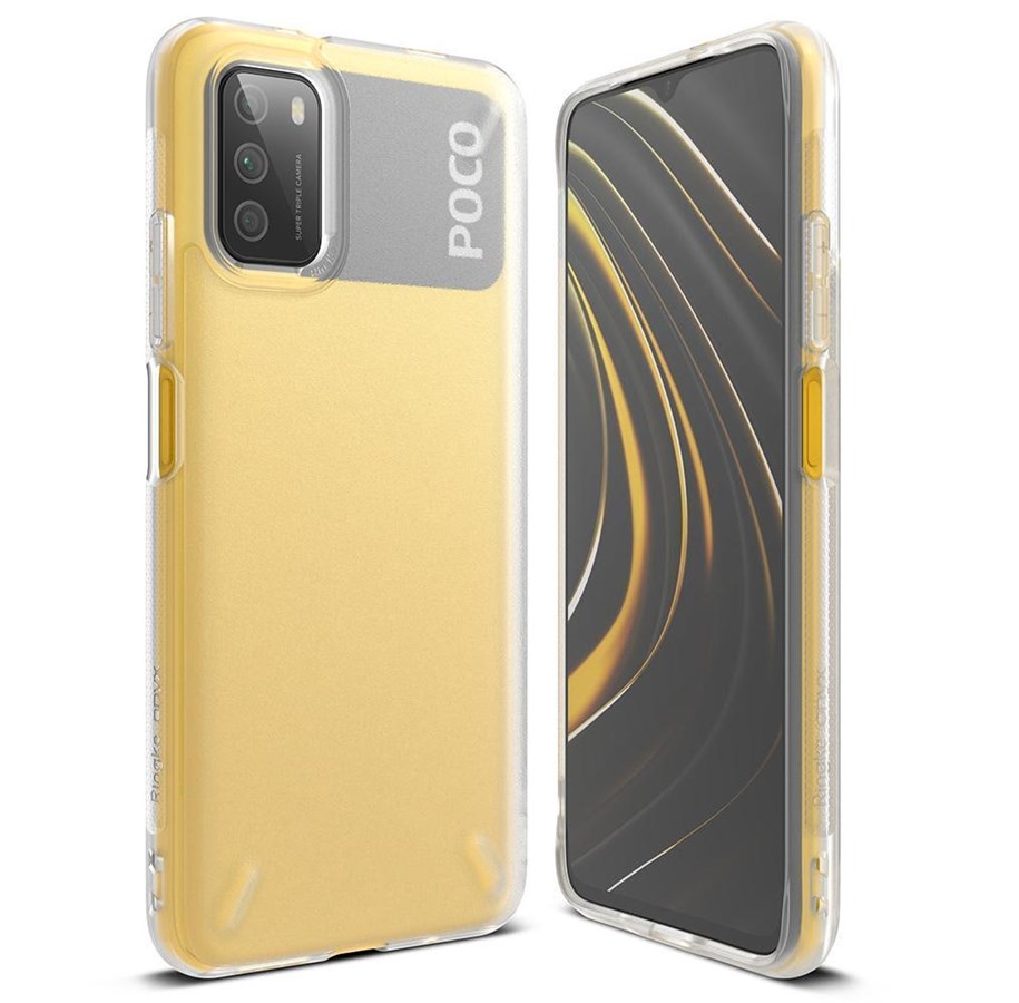 Mobiel - Covers & Cases - Ringke Onyx Rugged Case Cover Xiaomi Poco M3 Transparent (OXXI0003) - 8809785456048