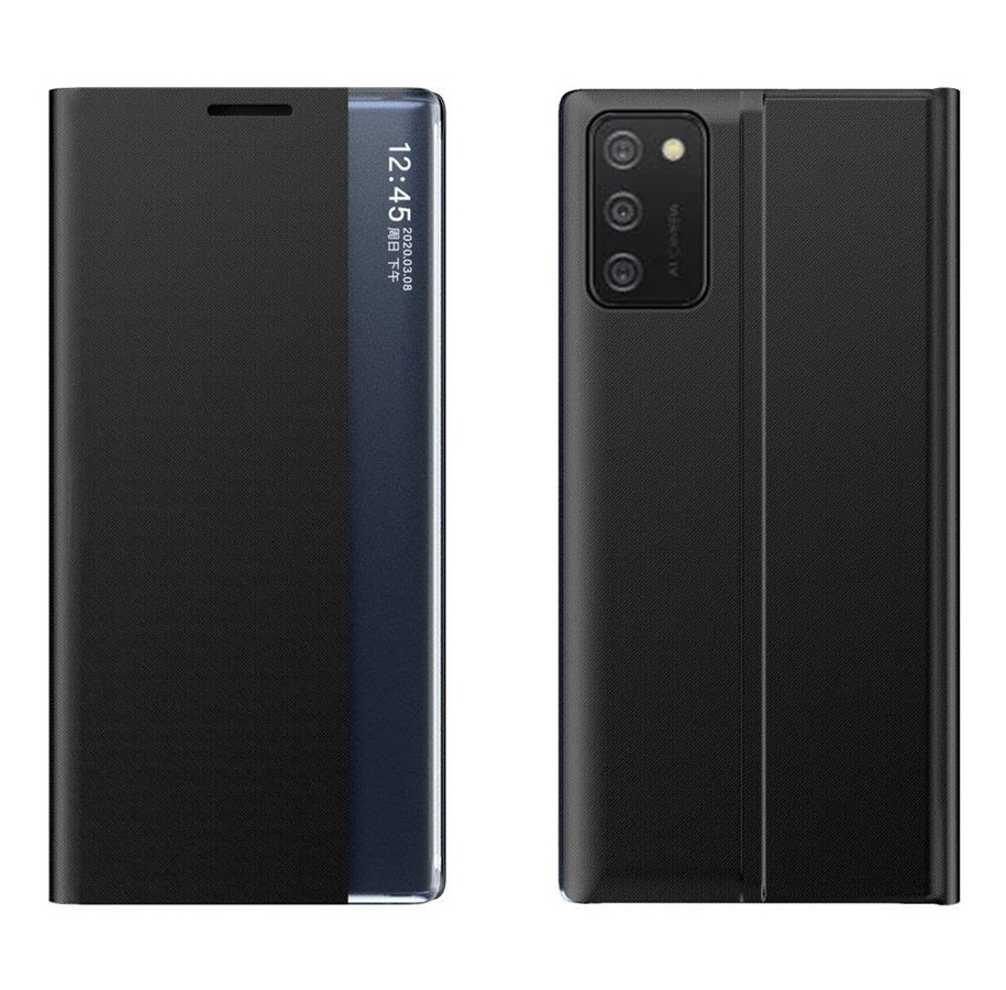 Mobiel - Covers & Cases - Hurtel New Sleep Case Cover with a Stand Function for Samsung Galaxy A03s (166.5) Black - 5907769338083