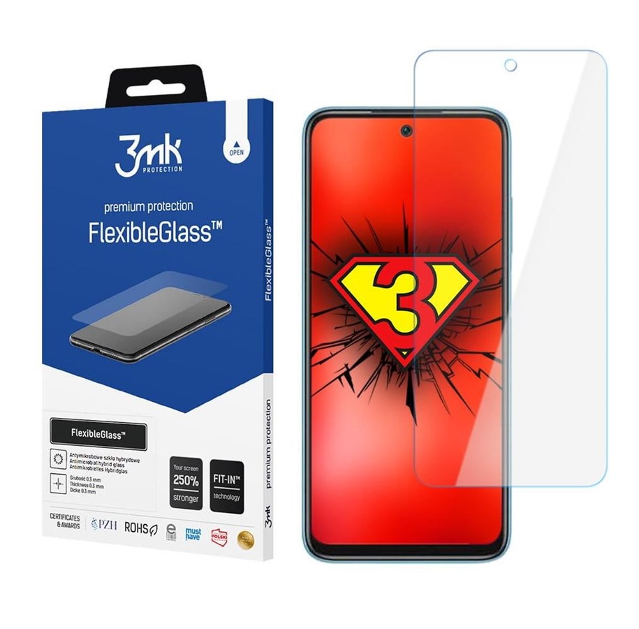 Mobiel - Beschermend glas - 3mk Xiaomi Redmi 10 2022 -  FlexibleGlass™ - 5903108463355