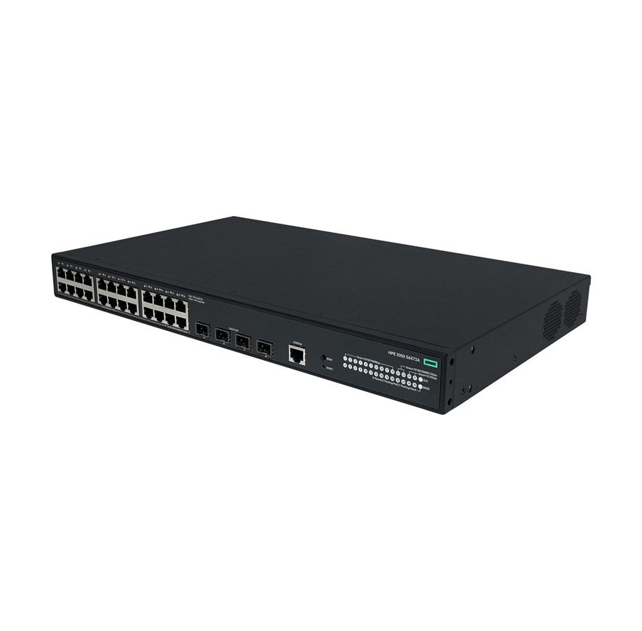 Switch - Hewlett Packard Enterprise HPE Networking Comware 2050 24p 10/100/1000BT PoE+ 4p SFP 1G/2.5G 420W - S6X72A#ABB