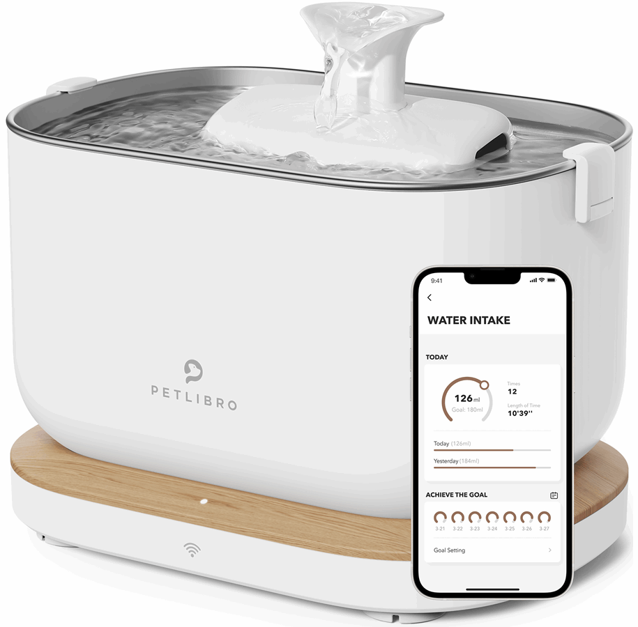 Katten - Petlibro Dockstream smart wifi fountain white - PL-WF105-92W
