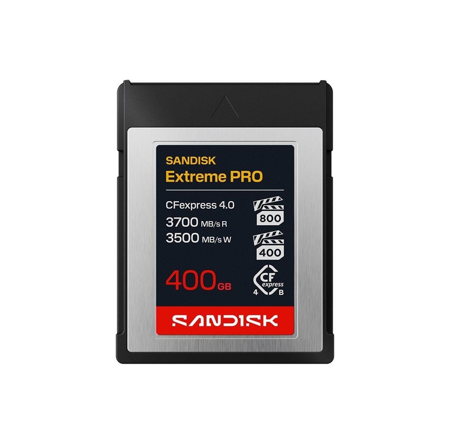 Geheugenkaart - SANDISK Extreme PRO - flash memory card - 400 GB - CFexpress 4.0 Type B - SDCFEB-400G-GN4NN