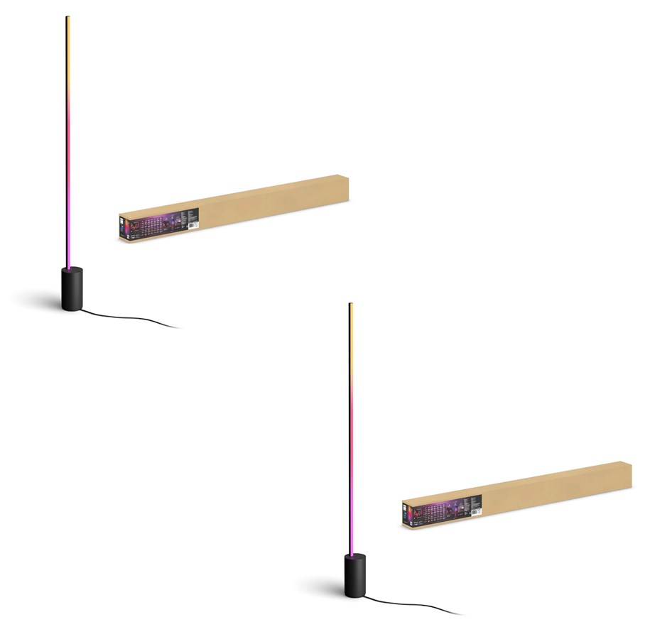 Smart Home - Philips Hue Gradient Signe Floor Zwart 2-pack - 8500660