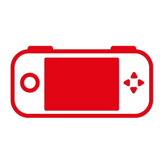 Icoon van een draagbare spelconsole