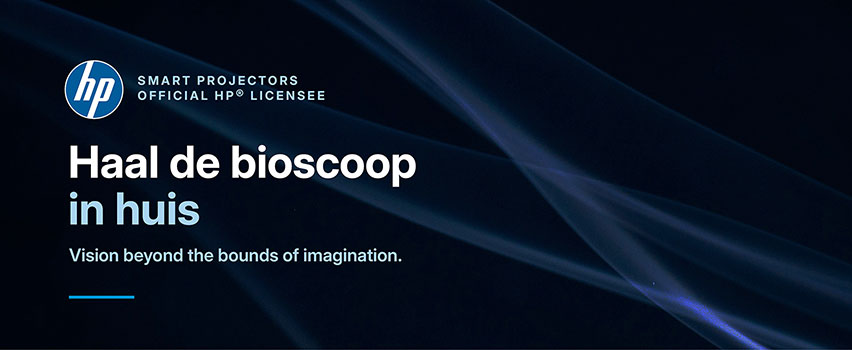 HP Smart Projector – Bring the Cinema Home – officieel HP gelicentieerde smart projector voor thuisbioscoop