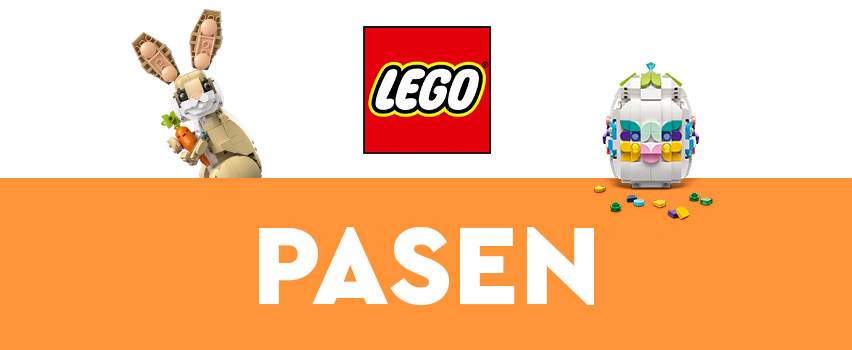 LEGO® Pasen - Hou je van narcissen, paashazen, paaseieren en kuikens?