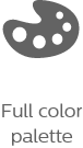 Philips Hue Full Color palette
