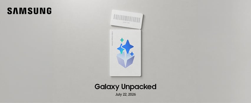 Samsung Galaxy Unpacked 22 juli 2026 – uitnodiging voor de lancering van nieuwe Samsung Galaxy producten